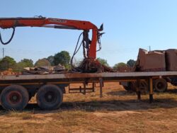Used 3 Axle Skeletal Trailer
